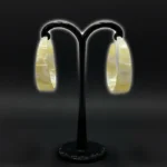 Cosmic Inspired High-End Marbled Geometric Earrings - Image 6