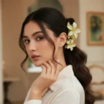 Luxury Acetate Striped Claw Clip (Wide Grip) - Image 5