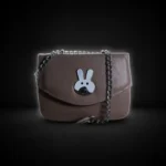 Elegant Black & White Handbag - Image 6