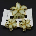 Luxury Acetate Striped Claw Clip (Wide Grip) - Image 6