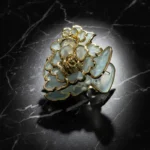 The Bridal Bloom: Opulent Floral Claw Clip - Image 4