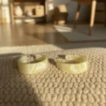 Cosmic Inspired High-End Marbled Geometric Earrings - Image 7