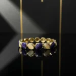 Elite High-Fashion Faceted Stone Wrist Ornament