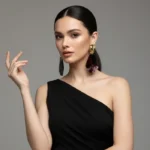 Celestial Inspired Marbled Stone & Pearl Fringe Drops