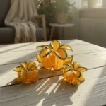 High-Shine Enamel Flower Clip Set: Ultimate Glamour - Image 6