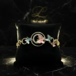 Majestic Sculpted Multi-Stone Couture Bracelet - Image 7