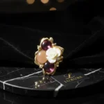 Traditional Black Onyx Cluster Ring - Image 6