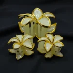 Luxury Acetate Striped Claw Clip (Wide Grip) - Image 8