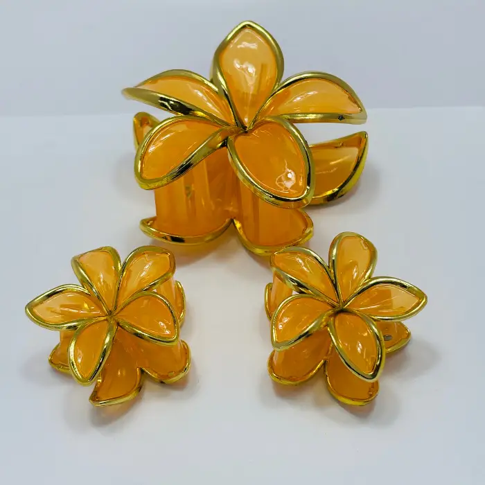 15_optimized High-Shine Enamel Flower Clip Set: Ultimate Glamour - Image 1