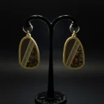 Urban Chic Geometric Marble-Inlay Statement Drops - Image 5