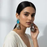 Luxe Premium Luxury Pearl-Frame Traditional Statement Drops - Image 5