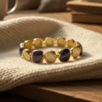 Elite High-Fashion Faceted Stone Wrist Ornament - Image 2