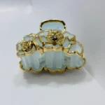 The Bridal Bloom: Opulent Floral Claw Clip - Image 7