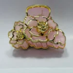 Gilded Gardenia: Handcrafted Wedding Hair Anchor - Image 7