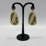 Urban Chic Geometric Marble-Inlay Statement Drops - Image 6