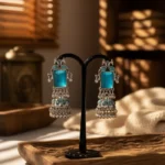 Luxe Premium Luxury Pearl-Frame Traditional Statement Drops - Image 7