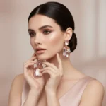Exquisite Artisan-Crafted Crystal Statement Earrings