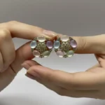 Celestial Crystal-Frame Formal Boutique Earrings - Image 6