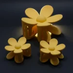 Must-Have 3-Piece Floral Claw Clip Set (Mixed Sizes) - Image 5