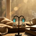 Luxe Premium Luxury Pearl-Frame Traditional Statement Drops - Image 8