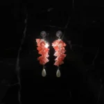 Opulent Red-Carpet Ready Floral Motif Earrings - Image 6