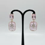 Exquisite Artisan-Crafted Crystal Statement Earrings - Image 8