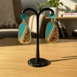 High-End Minimalist Marble & Pearl Fusion Earrings