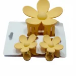 Must-Have 3-Piece Floral Claw Clip Set (Mixed Sizes) - Image 6