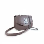 Elegant Black & White Handbag - Image 2