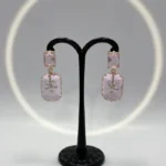 Exquisite Artisan-Crafted Crystal Statement Earrings - Image 2