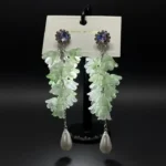 Signature High-End Geometric Drop Statement Earrings - Image 2