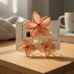 The Sculpted Floral Art Hair Clip Trio - Image 3