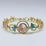 Majestic Sculpted Multi-Stone Couture Bracelet - Image 2