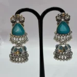 Celestial Luxury Premium Pearl-Encrusted Formal Earrings - Image 2