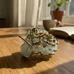 The Bridal Bloom: Opulent Floral Claw Clip - Image 3