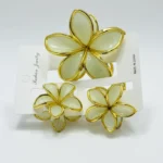 Luxury Acetate Striped Claw Clip (Wide Grip) - Image 3