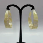 Cosmic Inspired High-End Marbled Geometric Earrings - Image 3
