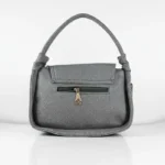 Obsessed with This Textured Grey Handbag - Image 5