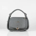 Obsessed with This Textured Grey Handbag