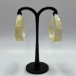 Cosmic Inspired High-End Marbled Geometric Earrings - Image 4