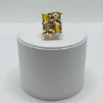 Radiant Champagne & Amber Statement Ring - Image 3