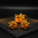 High-Shine Enamel Flower Clip Set: Ultimate Glamour - Image 3