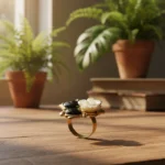 The Gardenia Contrast Ring - Image 3