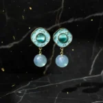 Majestic Stone-Rimmed Heritage Statement Drops - Image 2