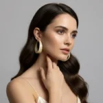 Cosmic Inspired High-End Marbled Geometric Earrings