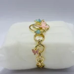 Majestic Sculpted Multi-Stone Couture Bracelet - Image 3