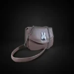 Elegant Black & White Handbag - Image 5