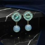 Majestic Stone-Rimmed Heritage Statement Drops - Image 3