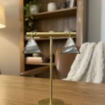 Urban Couture Marble-Textured Geometric Earrings - Image 2