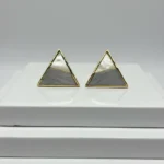 Urban Couture Marble-Textured Geometric Earrings - Image 5
